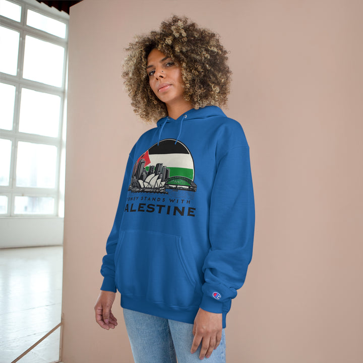 Sudadera con capucha Sydney Stands with Palestine Champion 