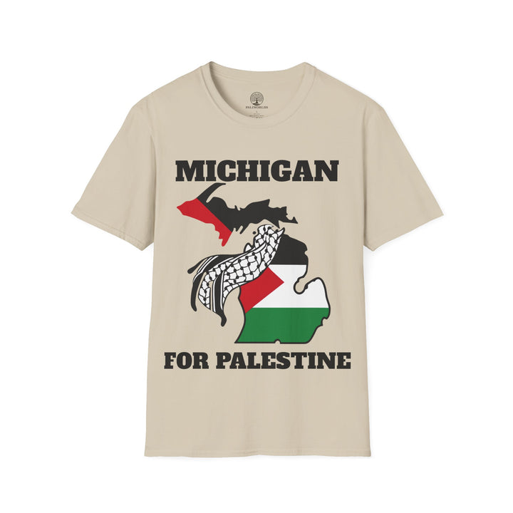 Michigan II For Palestine  Unisex Cotton Tshirt