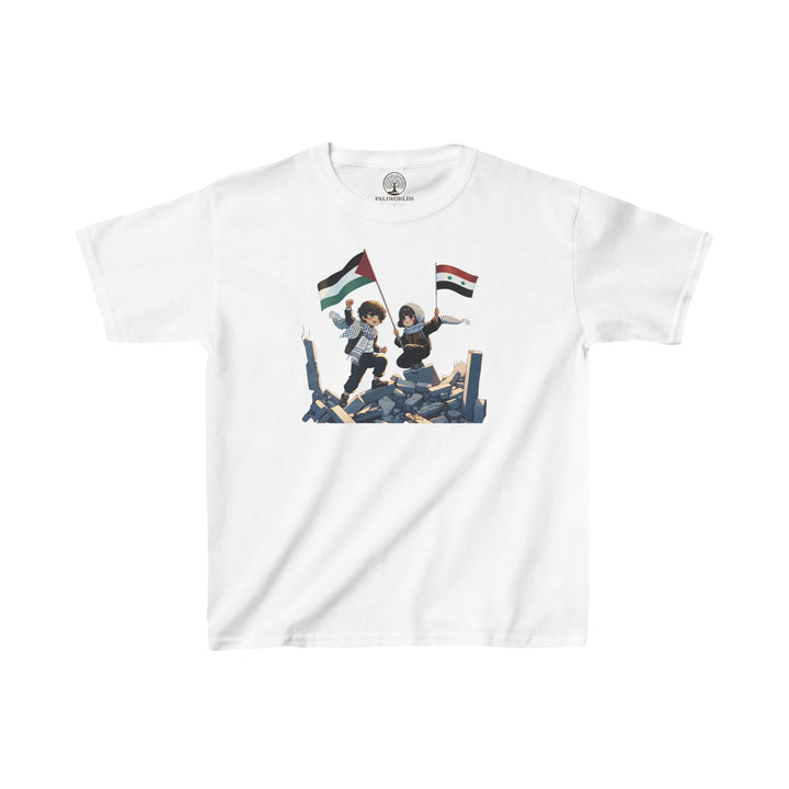 Syria and Palestine Kids Tee