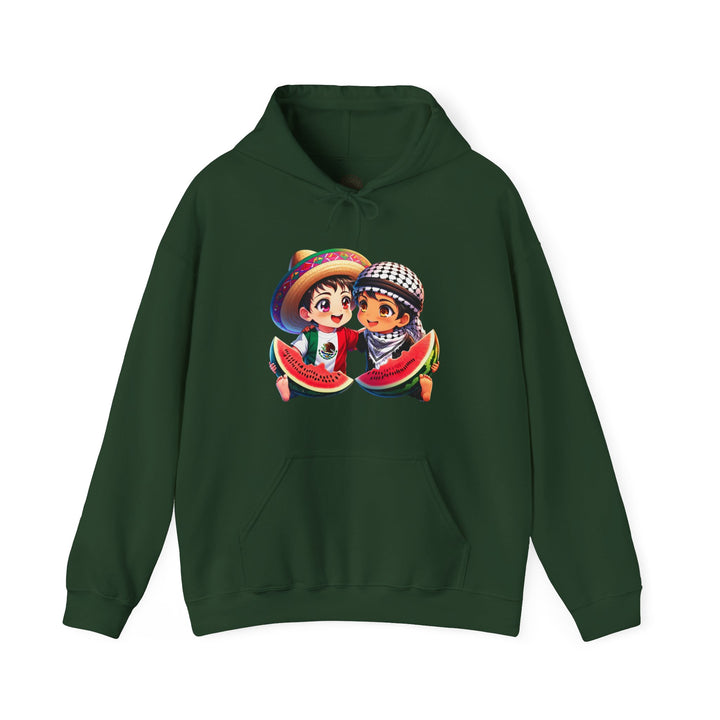 Mexico and Palestine Unisex Hoodie