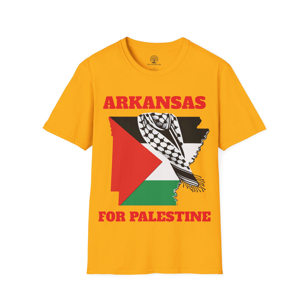 ARKANSAS For Palestine  Unisex Cotton Tshirt