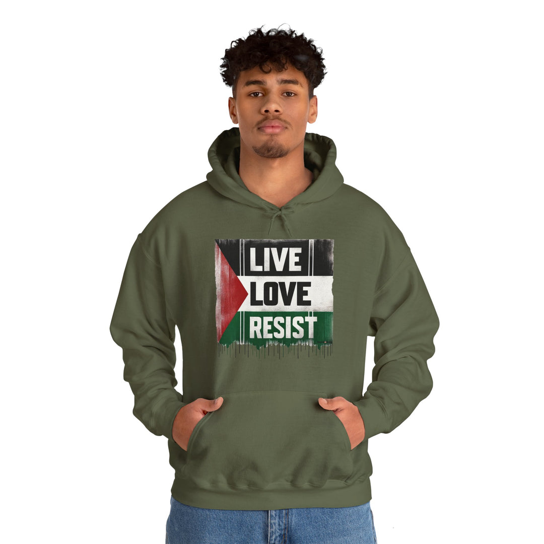 Live Love Resist for Palestine Unisex Hoodie