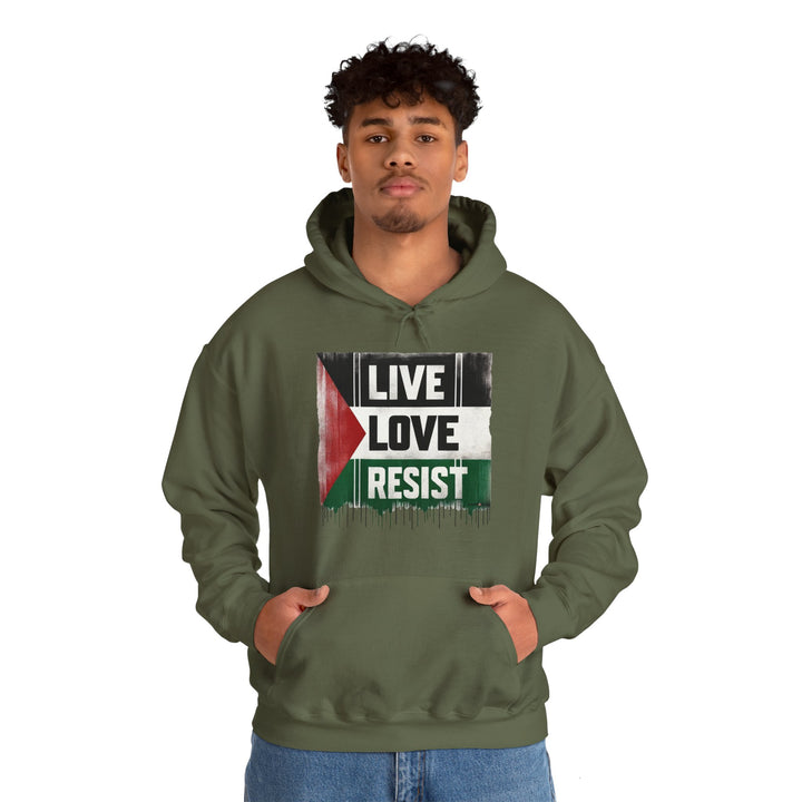 Live Love Resist for Palestine Unisex Hoodie