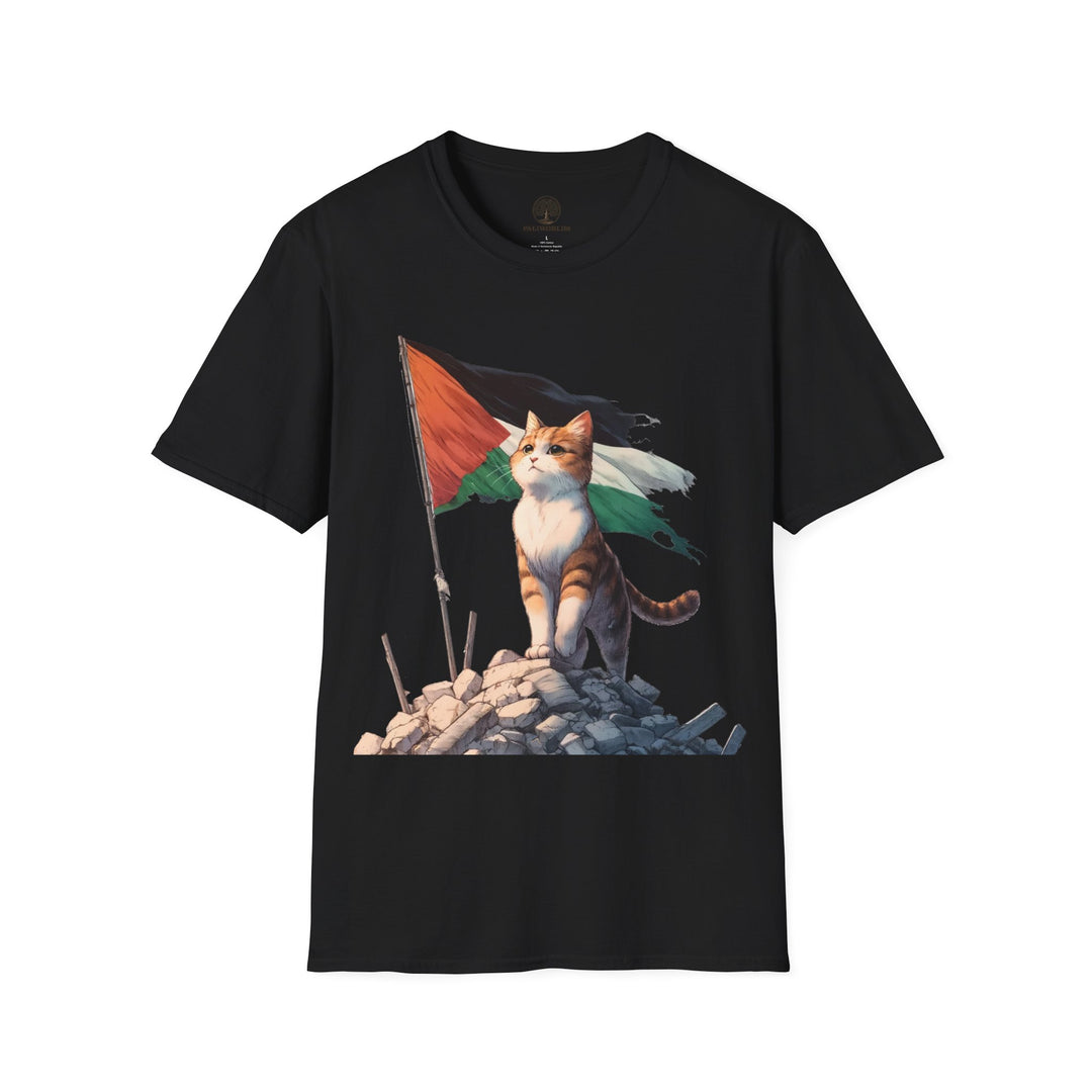 Cat and Palestine I Unisex Tshirt