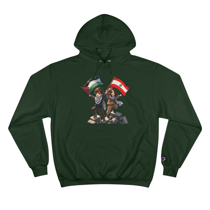 Lebanon and Palestine United Champion Unisex Hoodie