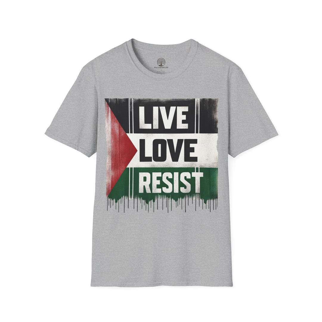 Live Love Resist For Palestine Tshirt