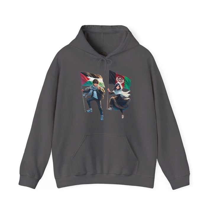 Afghanistan and Palestine Unisex Hoodie