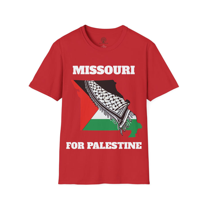 MISSOURI For Palestine  Unisex Cotton Tshirt