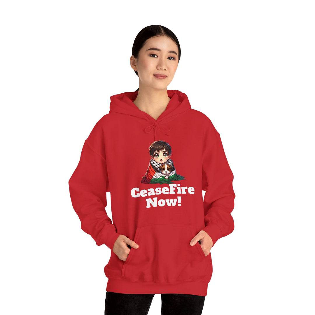 CeaseFire Now! Unisex Hoodie Sweatshirt