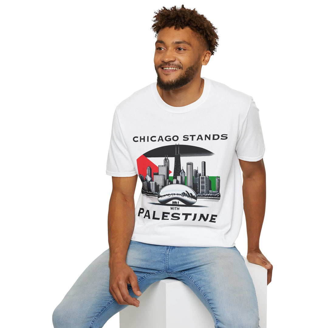 Chicago Stands with Palestine Tshirt