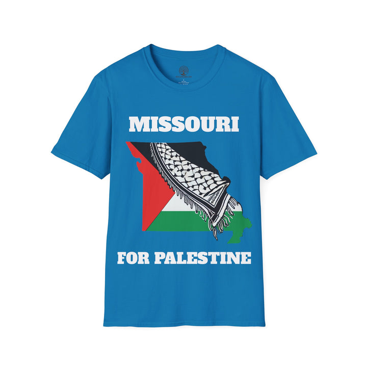 MISSOURI For Palestine  Unisex Cotton Tshirt