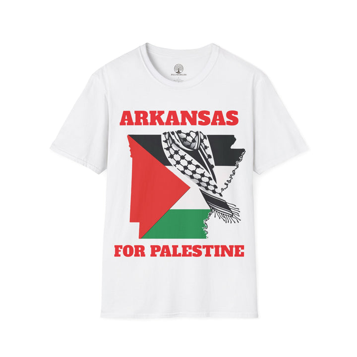 ARKANSAS For Palestine  Unisex Cotton Tshirt