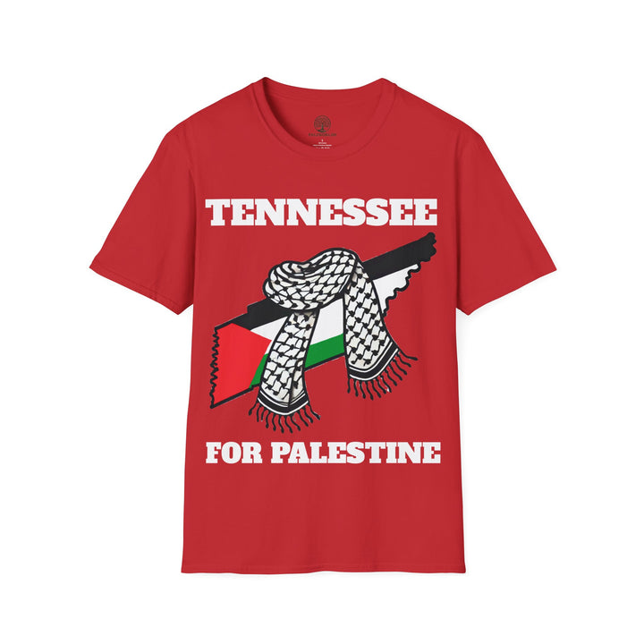 Camiseta de algodón unisex Tennessee For Palestine