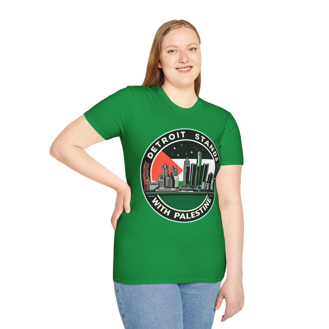 Detroit stands with Palestine Tshirt