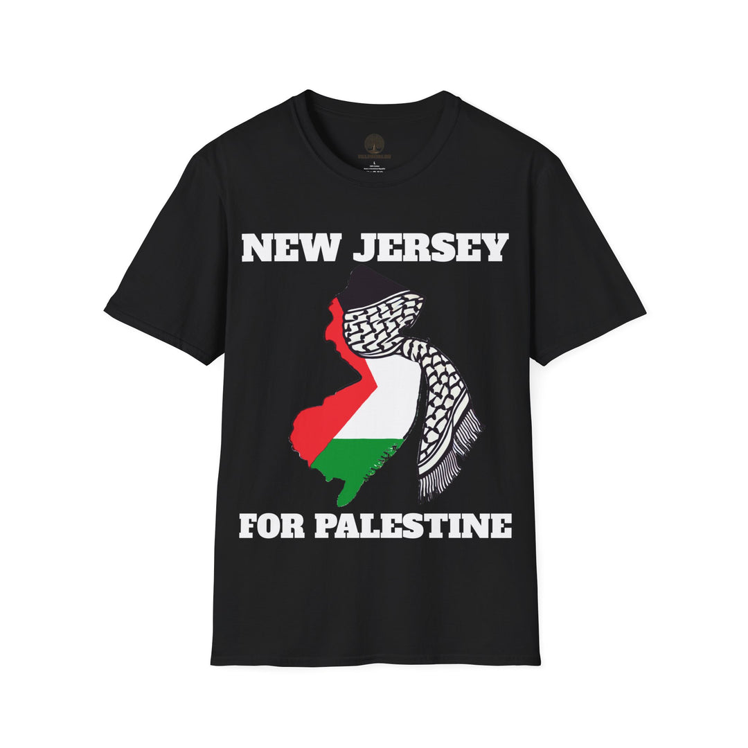 NEW JERSEY For Palestine  Unisex Cotton Tshirt