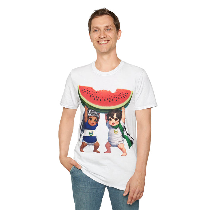 El Salvador and  Palestine Unisex TShirt