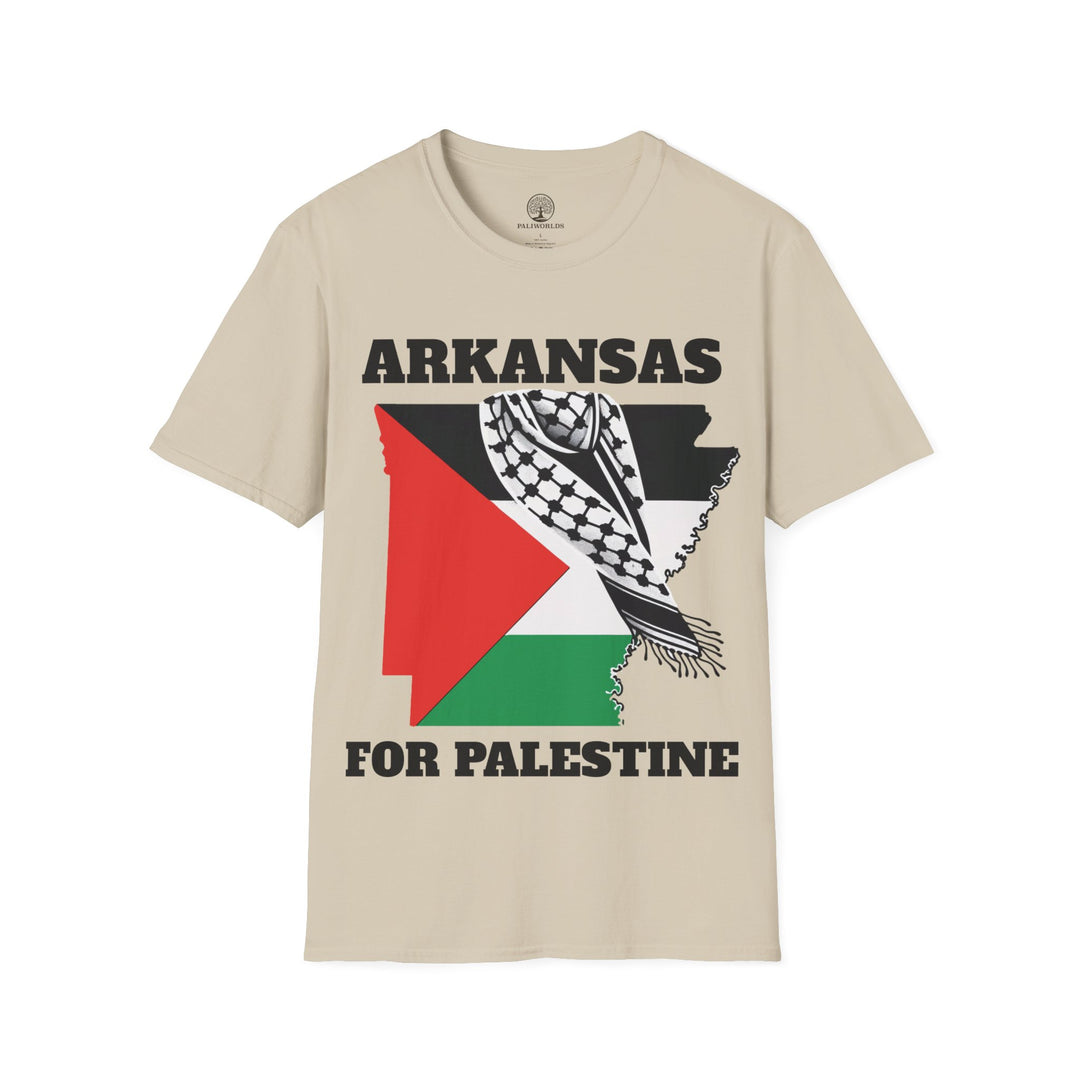 ARKANSAS For Palestine  Unisex Cotton Tshirt