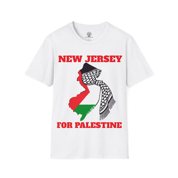 NEW JERSEY For Palestine  Unisex Cotton Tshirt