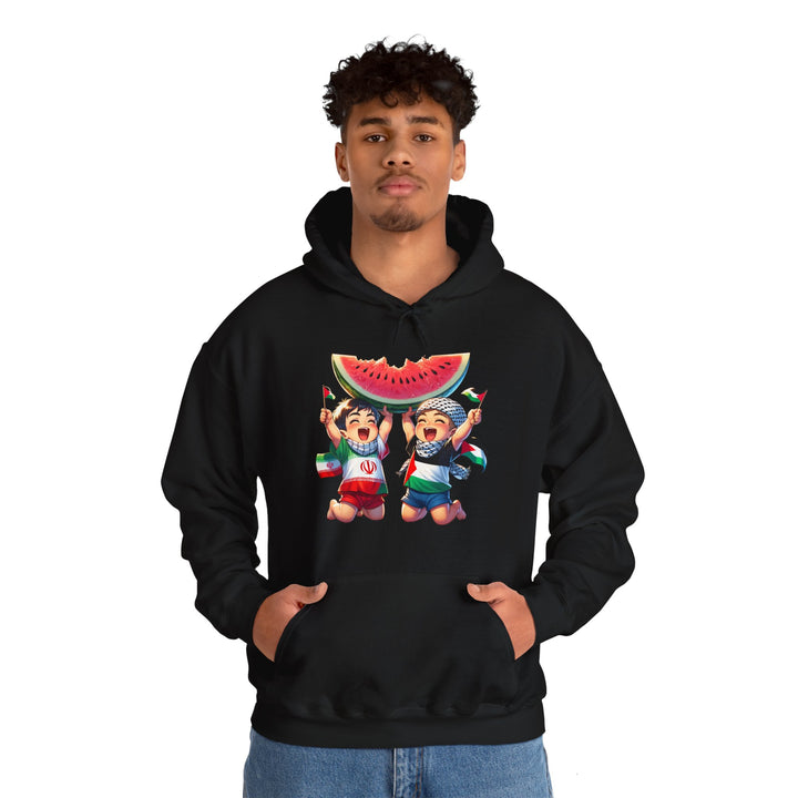 Iran and Palestine Unisex Hoodie