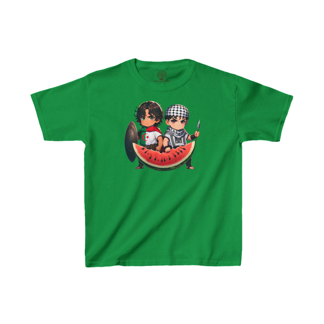 Algeria and Palestine Kids Tee