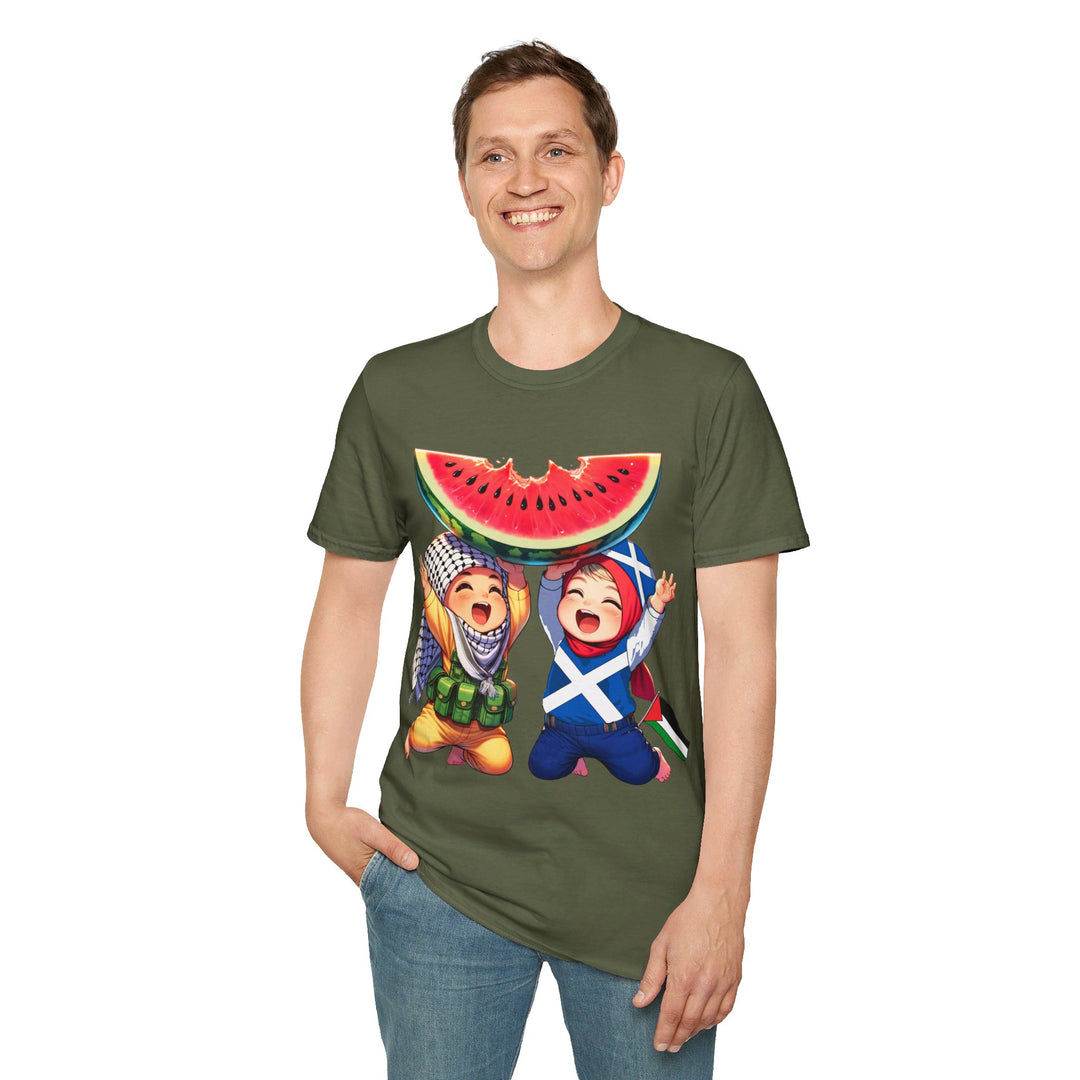 Scotland and Palestine Unisex Tshirt