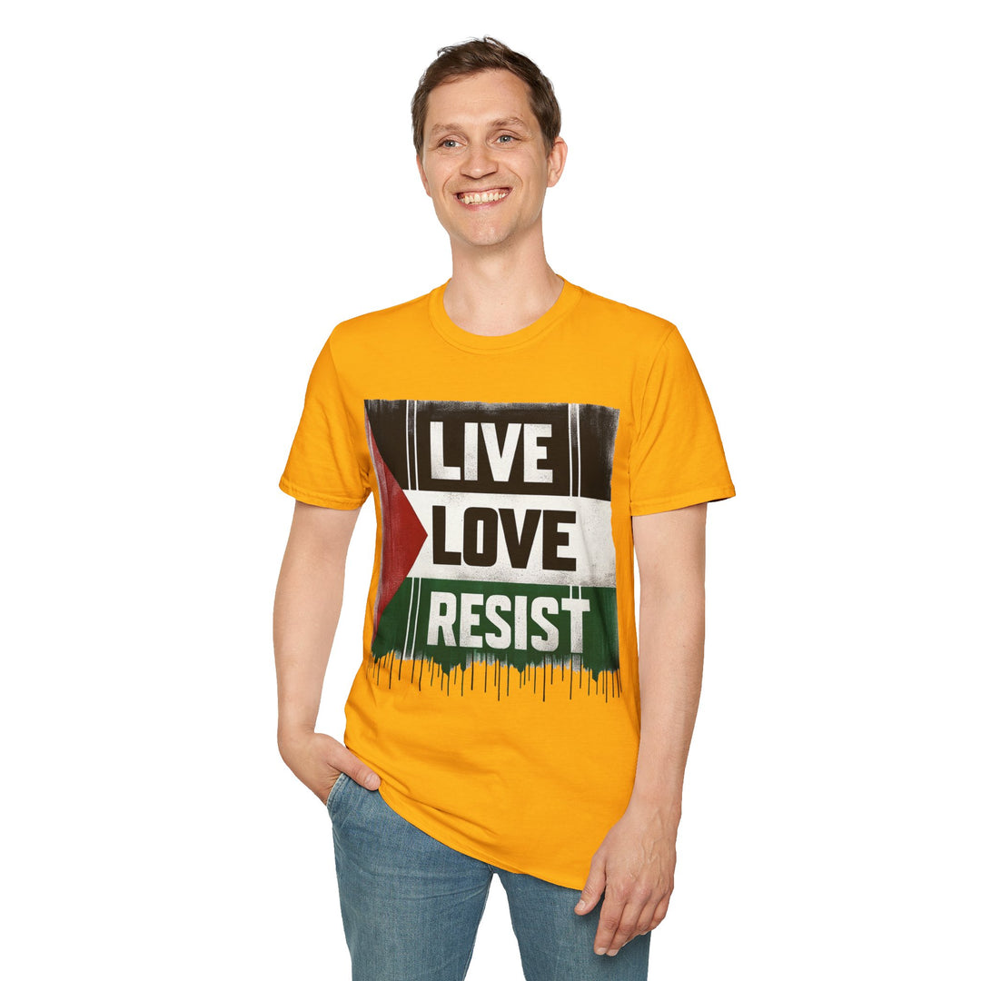 Live Love Resist For Palestine Tshirt