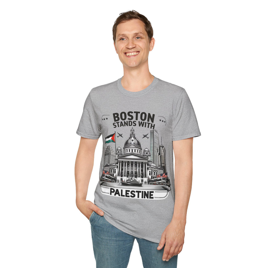 Boston Stands with Palestine Tshirt