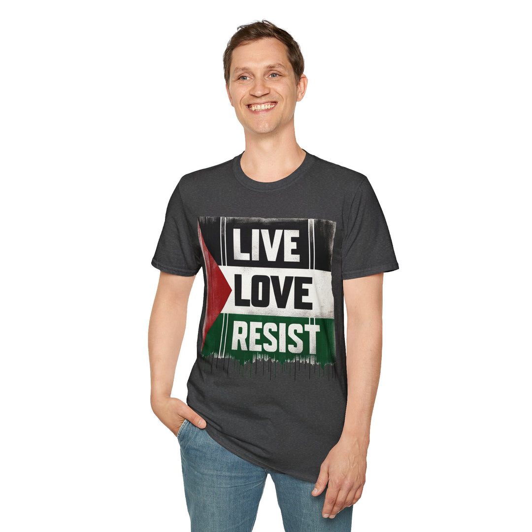 Live Love Resist For Palestine Tshirt