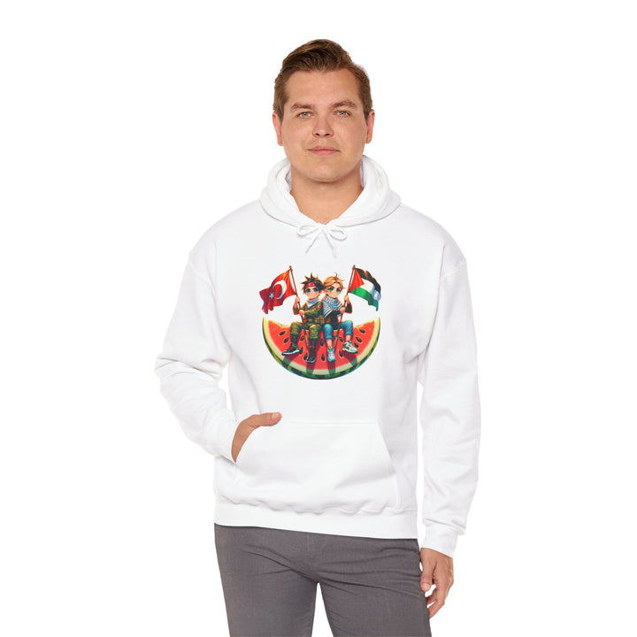 Turkey and Palestine Unisex Hoodie