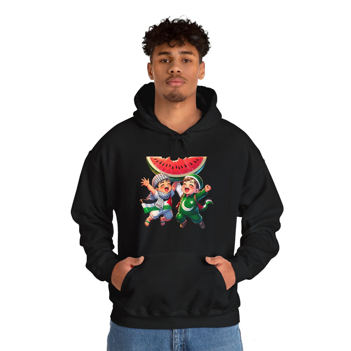 Pakistan and Palestine Unisex Hoodie