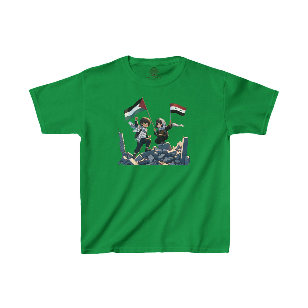 Syria and Palestine Kids Tee