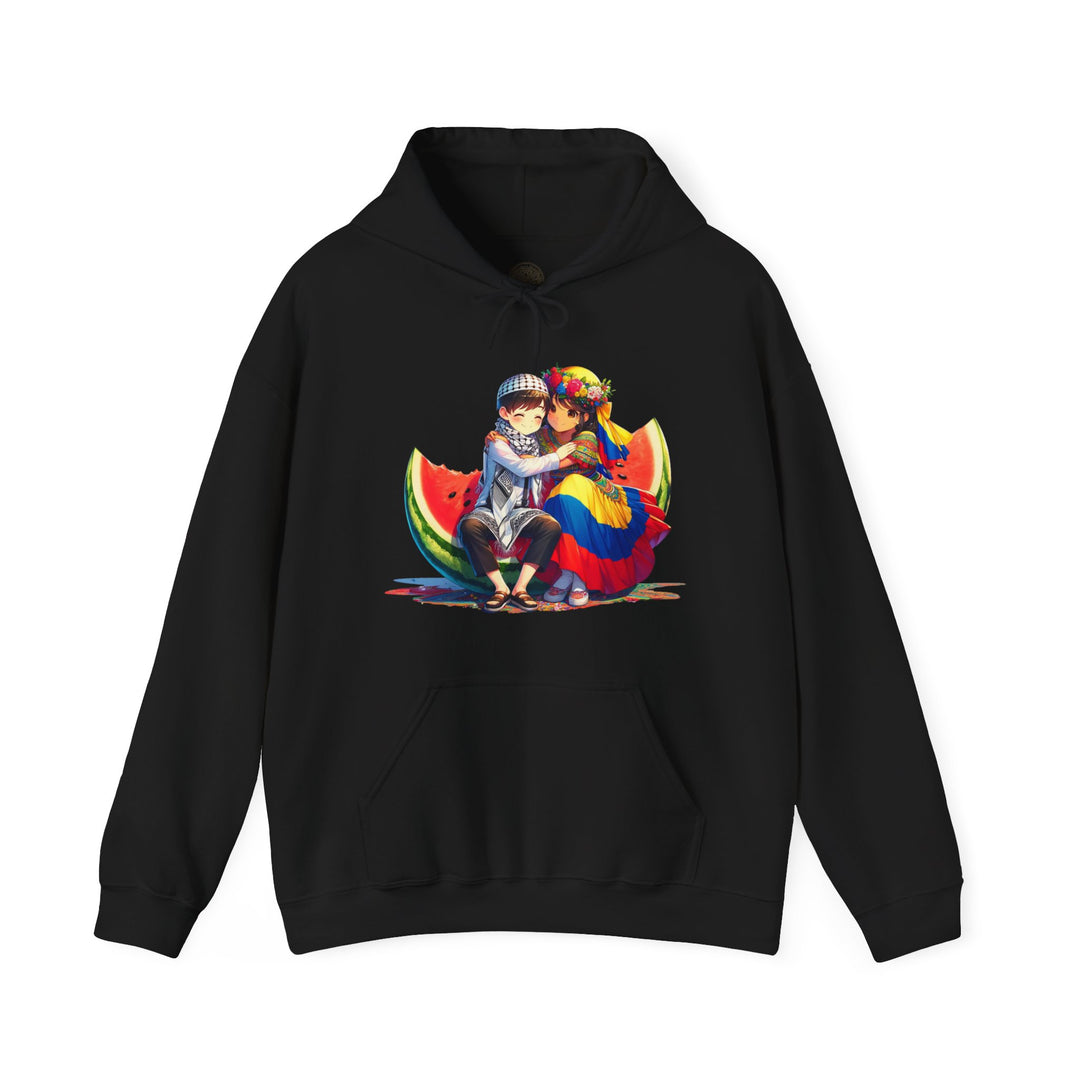 Colombia and Palestine Unisex Hoodie