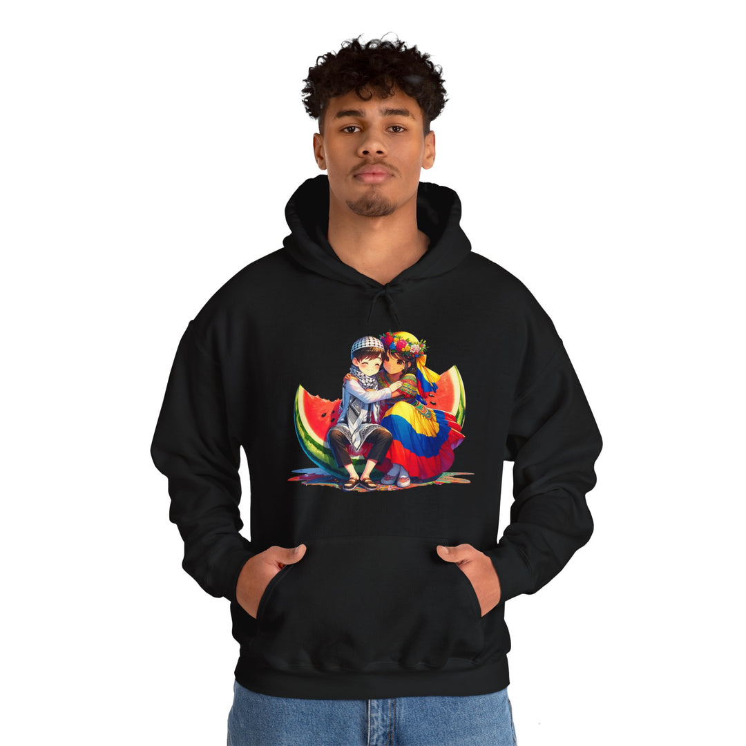 Colombia and Palestine Unisex Hoodie