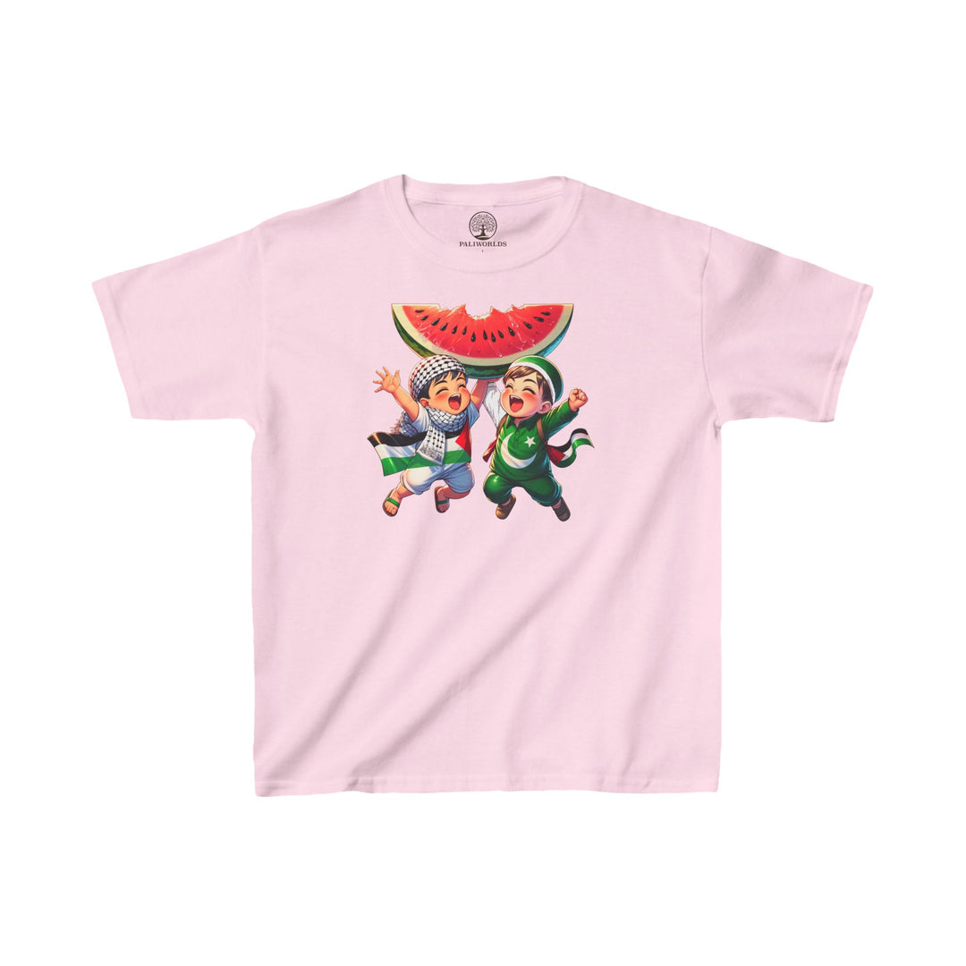 Pakistan and Palestine Kids Tee