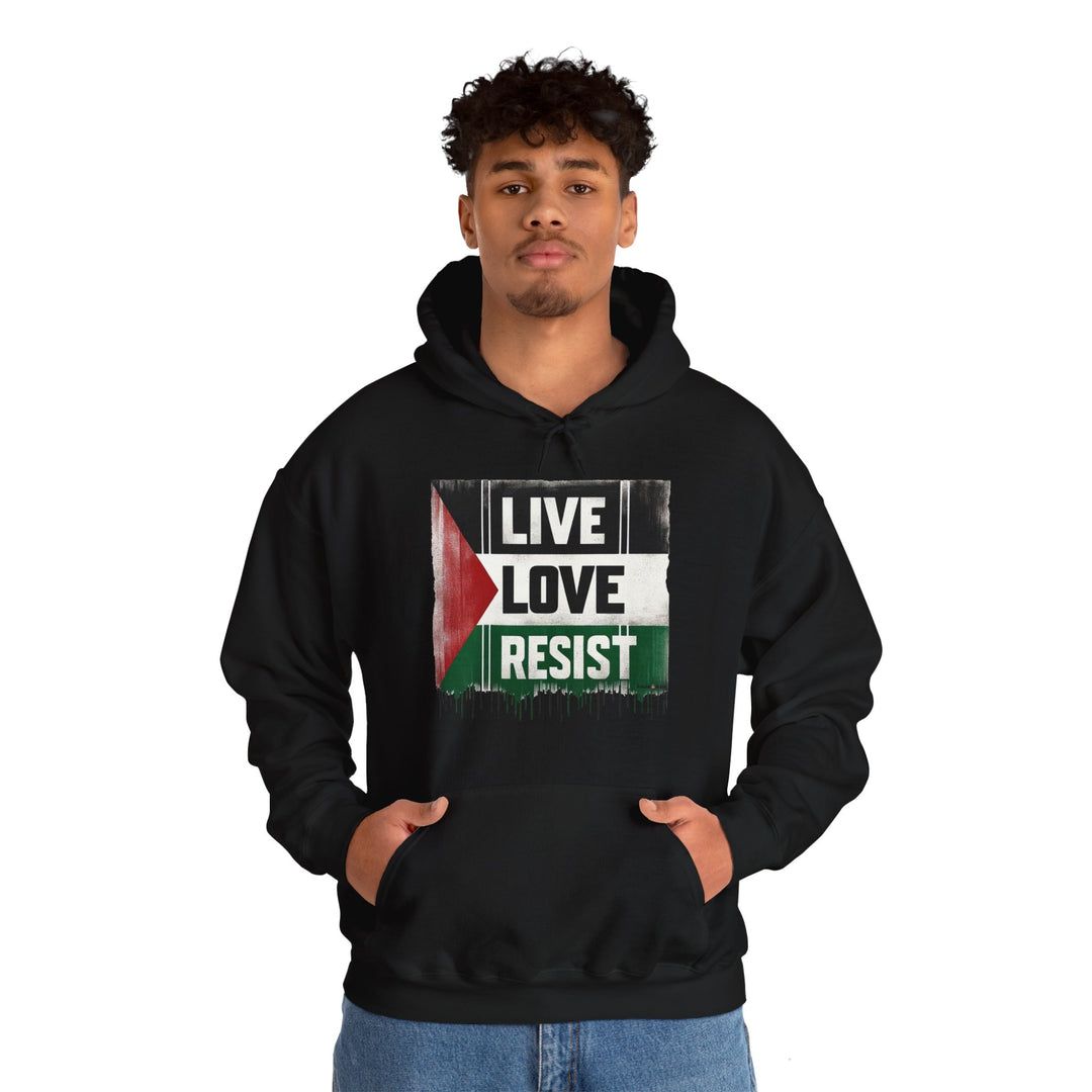 Live Love Resist for Palestine Unisex Hoodie