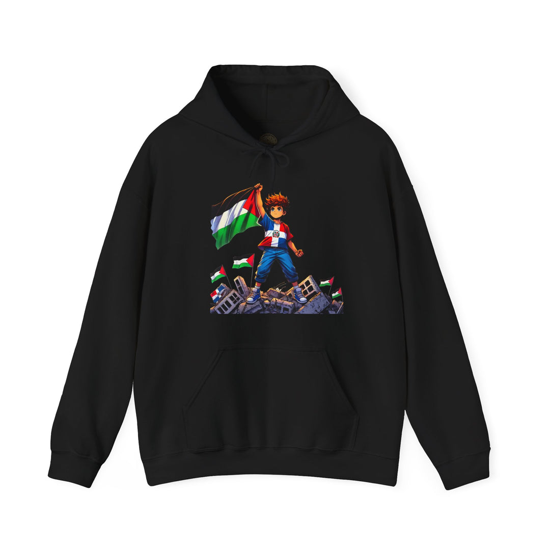 Dominican Republic and Palestine Unisex Hoodie