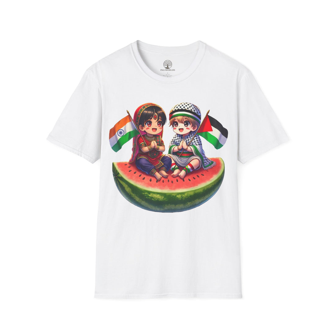 India and Palestine Unisex Tshirt