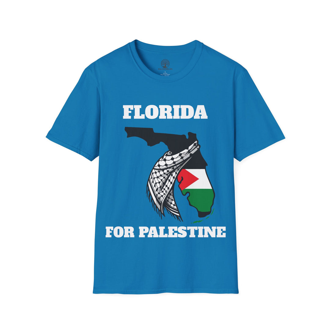 Florida II For Palestine  Unisex Cotton Tshirt