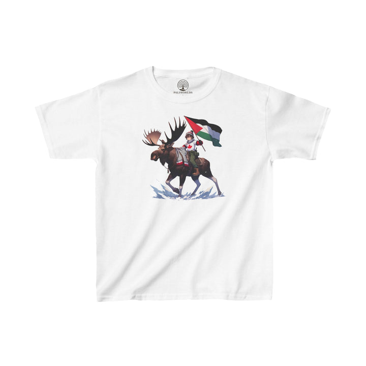 Canada and Palestine Kids Tee