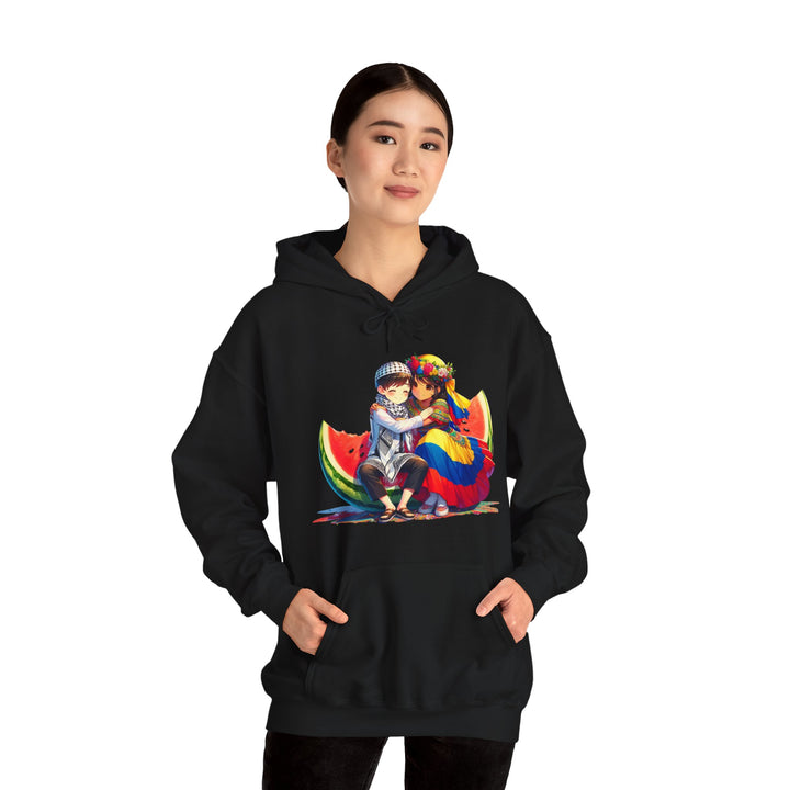 Colombia and Palestine Unisex Hoodie