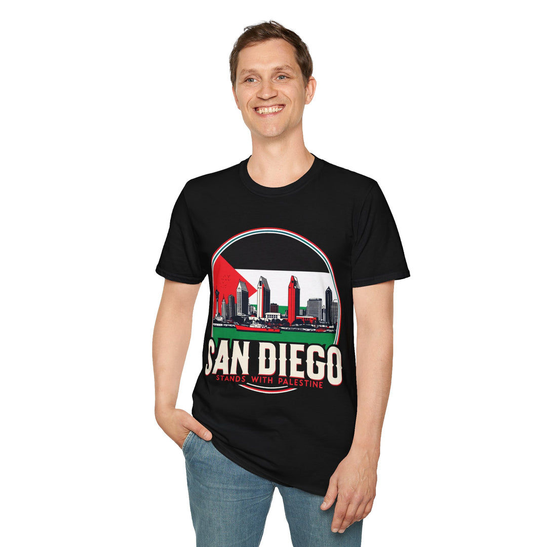 San Diego Stands with Palestine Tshirt