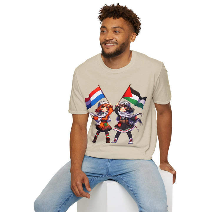 Netherlands and Palestine Unisex Tshirt