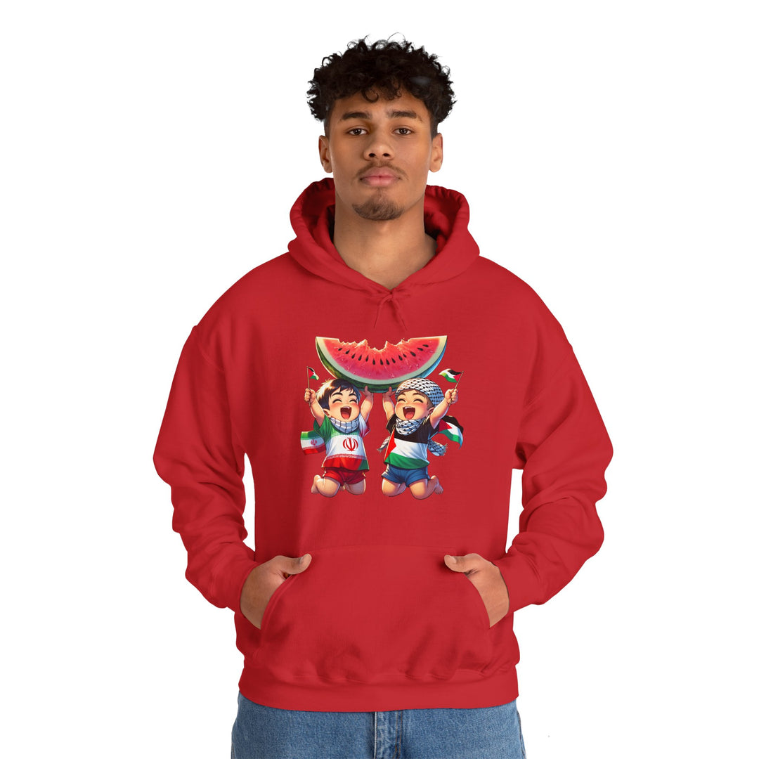 Iran and Palestine Unisex Hoodie