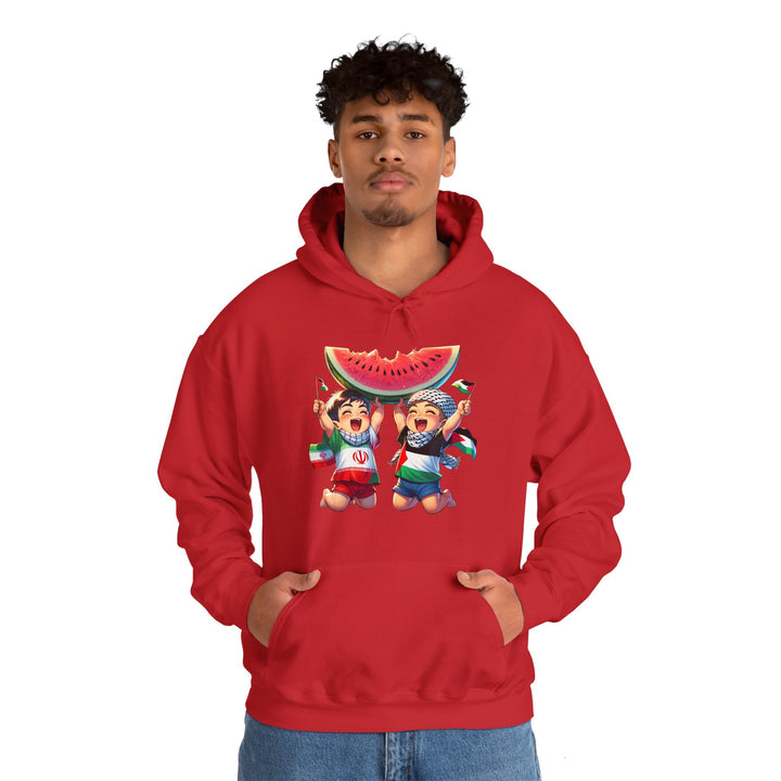 Iran and Palestine Unisex Hoodie