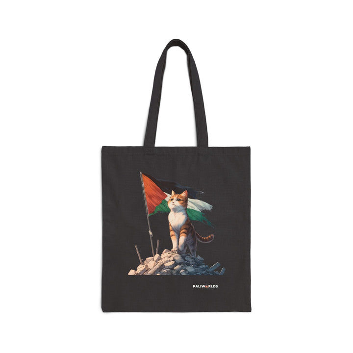 Cat and Palestine I Tote Bag