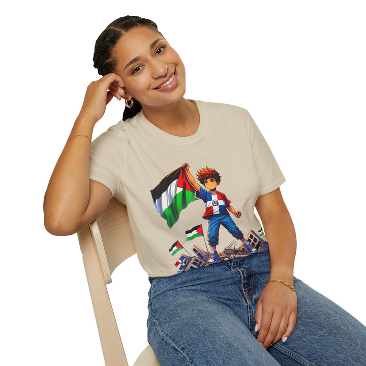 Dominican Republic and Palestine Unisex Tshirt