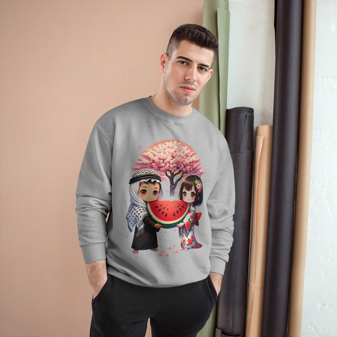 Japan and Palestine Champion Sweatshirt