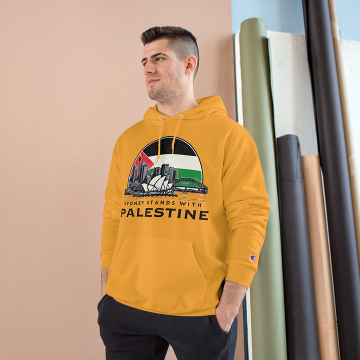 Sudadera con capucha Sydney Stands with Palestine Champion 