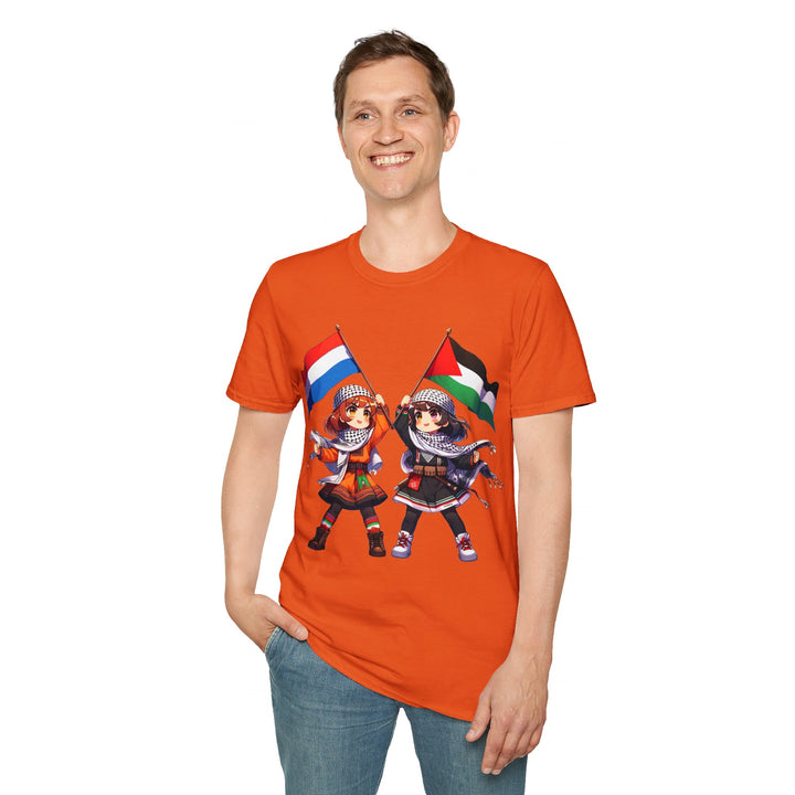 Netherlands and Palestine Unisex Tshirt