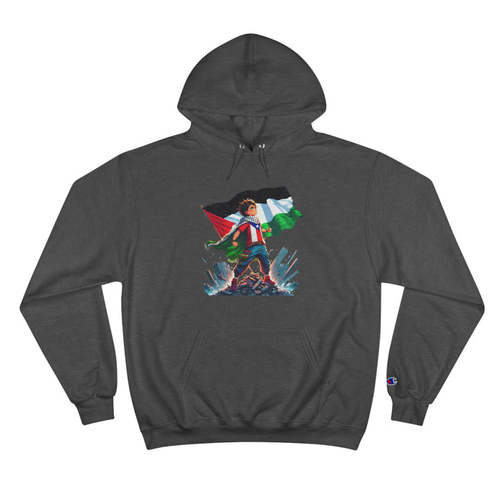 Puerto Rico and Palestine Champion Unisex Hoodie